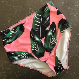 High waist bikini bottom